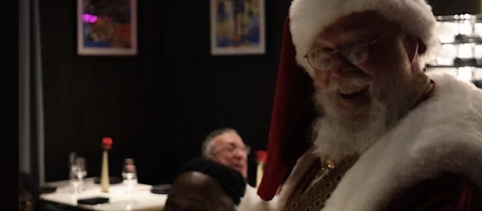Santa Claus at Blackbrick on Christmas Eve